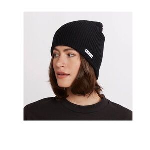 Neff knit stretchy black warm beanie